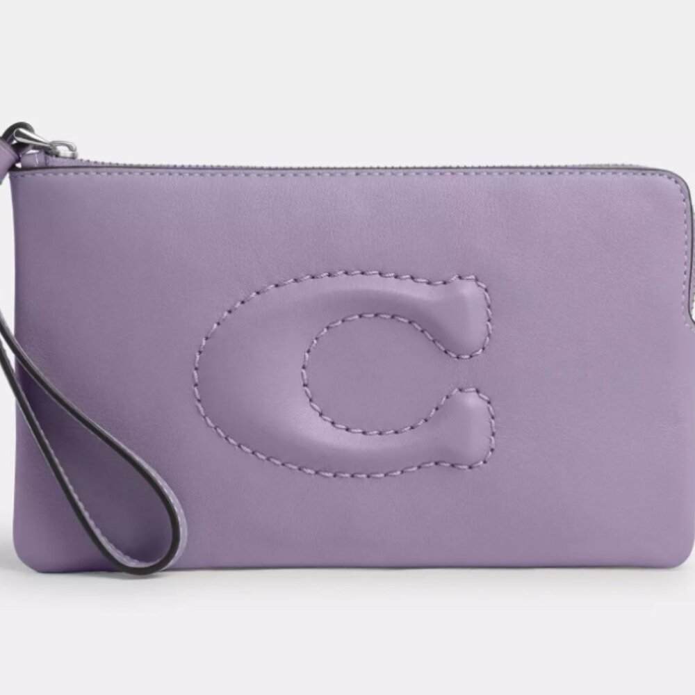 CoachLarge Corner Zip Wristlet